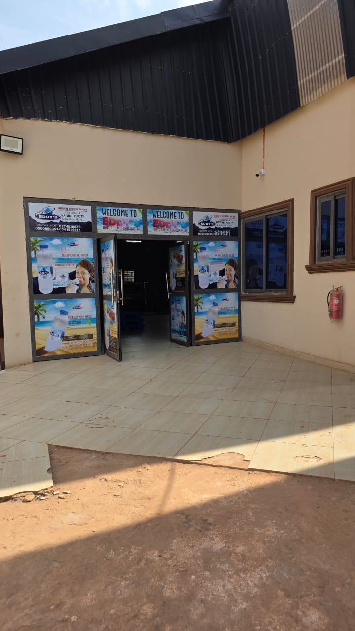 Eddy's Natural Water factory entrance